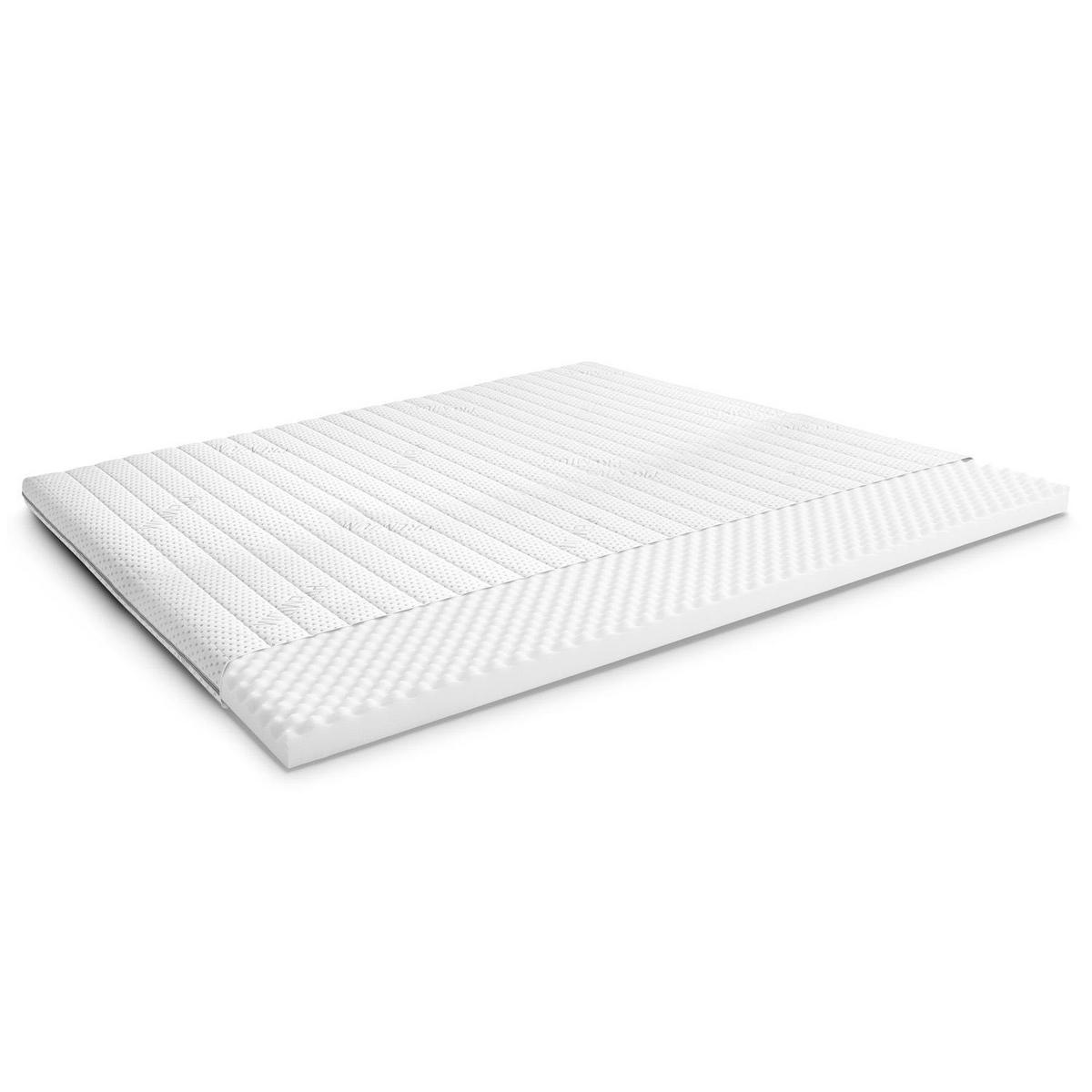 TOPPER Premium 200x200 cm - Weiß, Textil (200/200cm) - Supportho