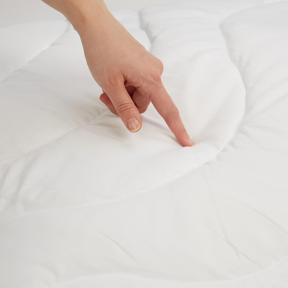 BETTDECKE - Weiß, Textil (200/220cm) - Relaxdays