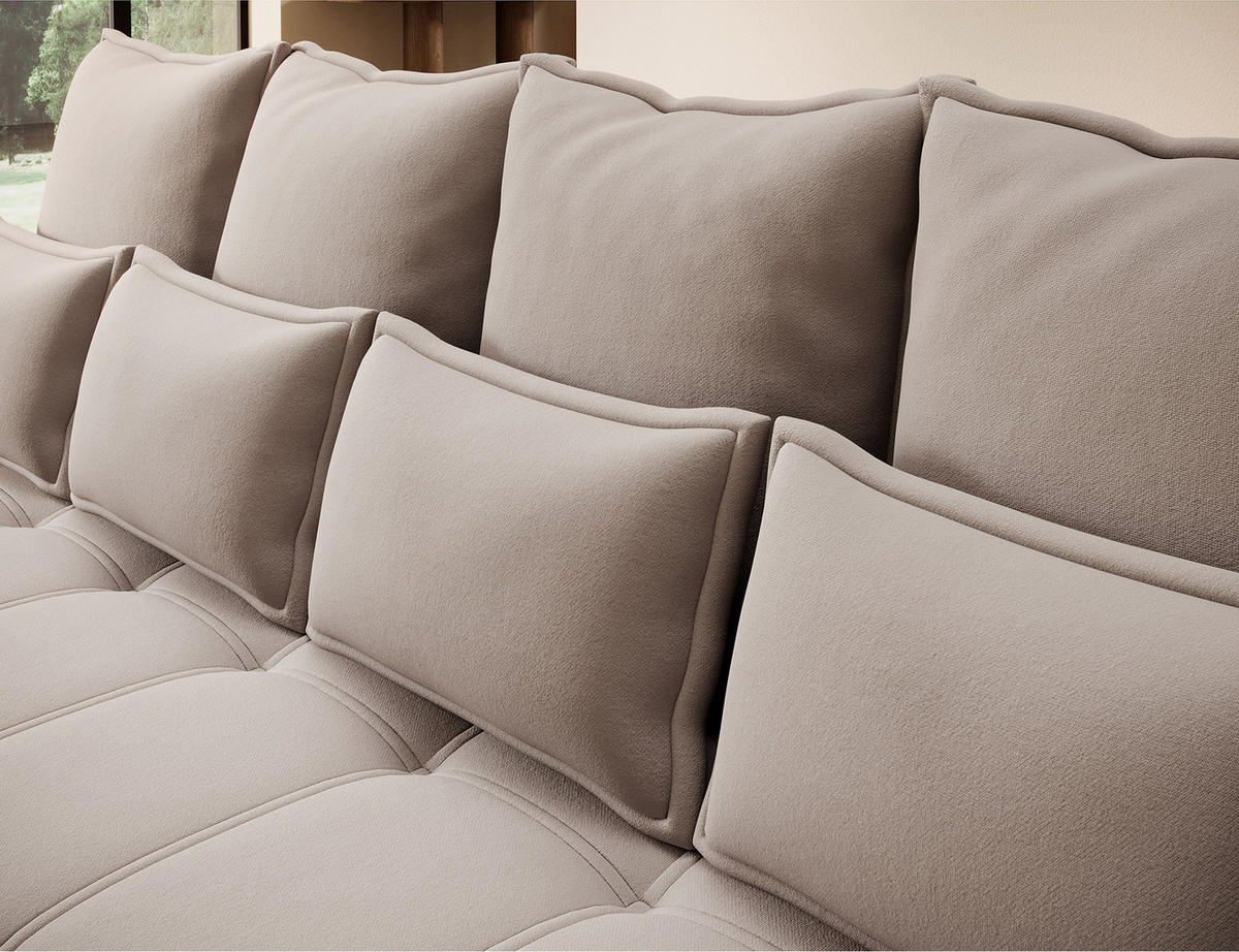 SCHLAFSOFA WELSH - Beige (SOLA 18) - Beige, Holzwerkstoff (242/94/106cm) - Möblo
