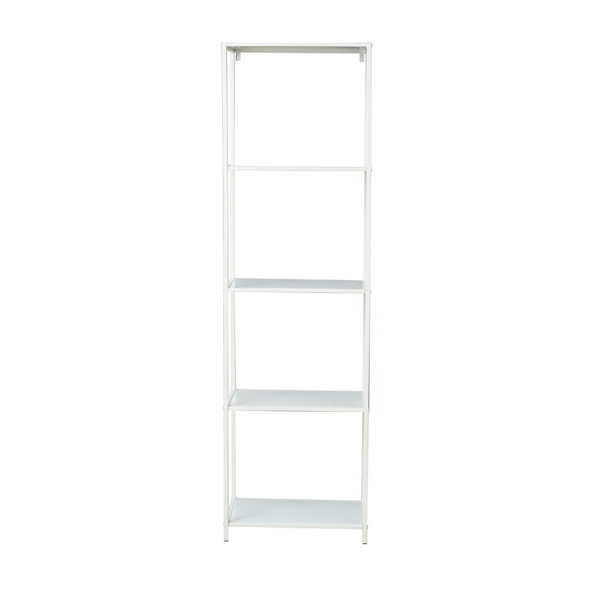 METALLREGAL CARPO Weiß - Weiß, Metall (51/80/30cm) - SVITA
