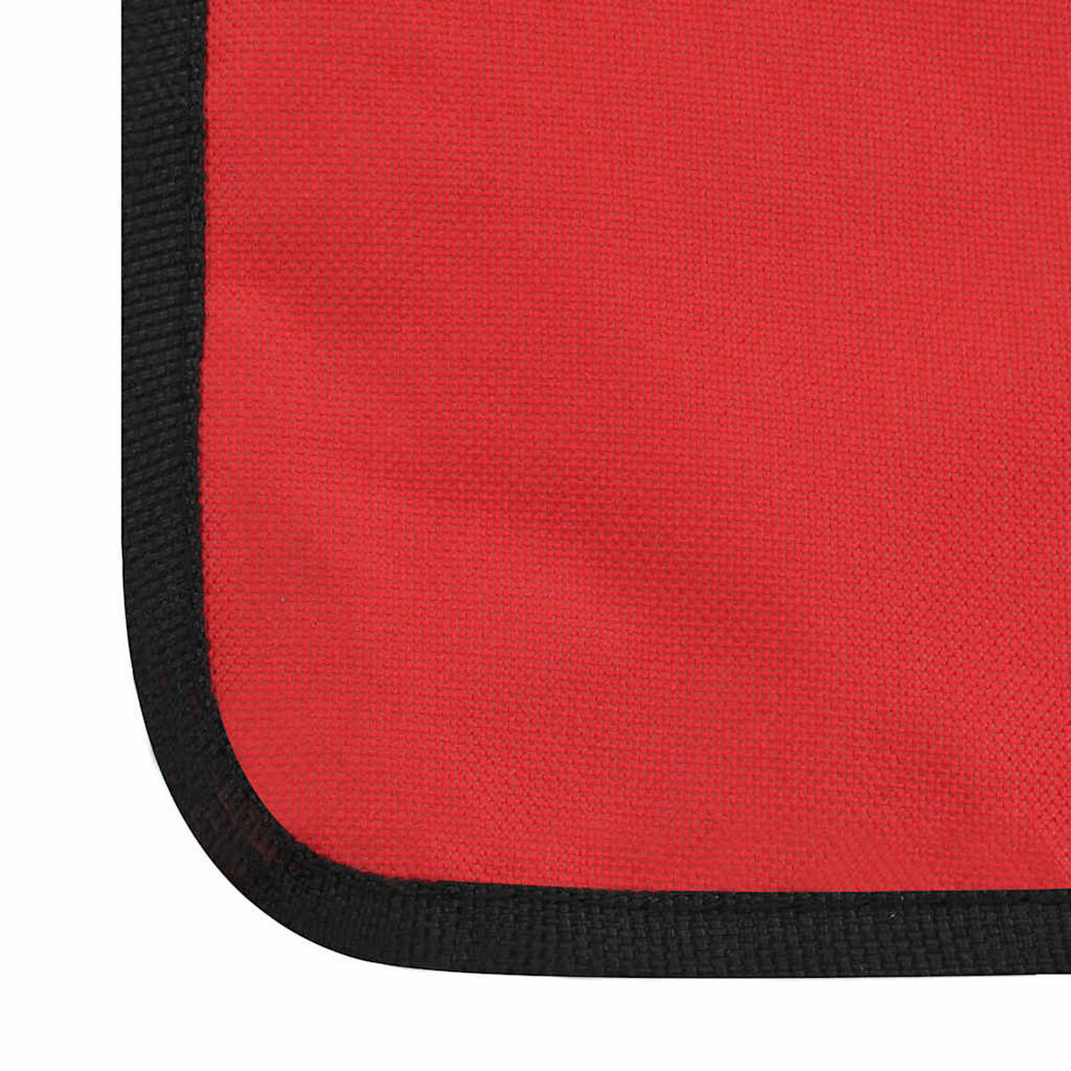 KLAPPBARE Strandmatte 2Er Set Stahl Und Stoff Rot - Rot, Metall (53/47/160cm) - vidaXL
