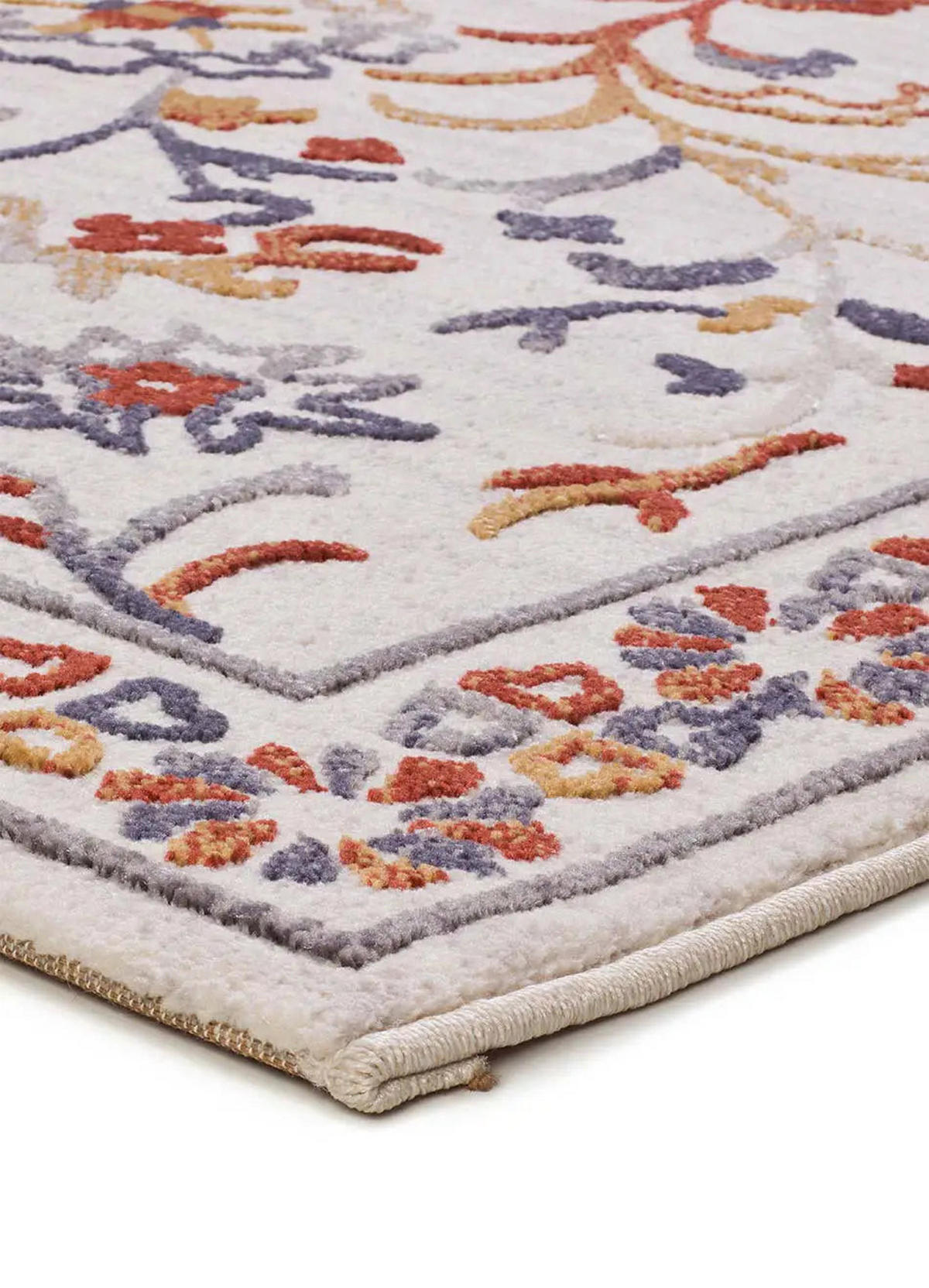 KURZFLORTEPPICH Mehrfarbig Luly 133/190 cm - Multicolor, Naturmaterialien/Textil (133/190cm) - Atticgo