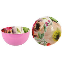 SCHALEN Sea Of Blossom 2er-Set - Multicolor, Metall (10cm) - FURNARO