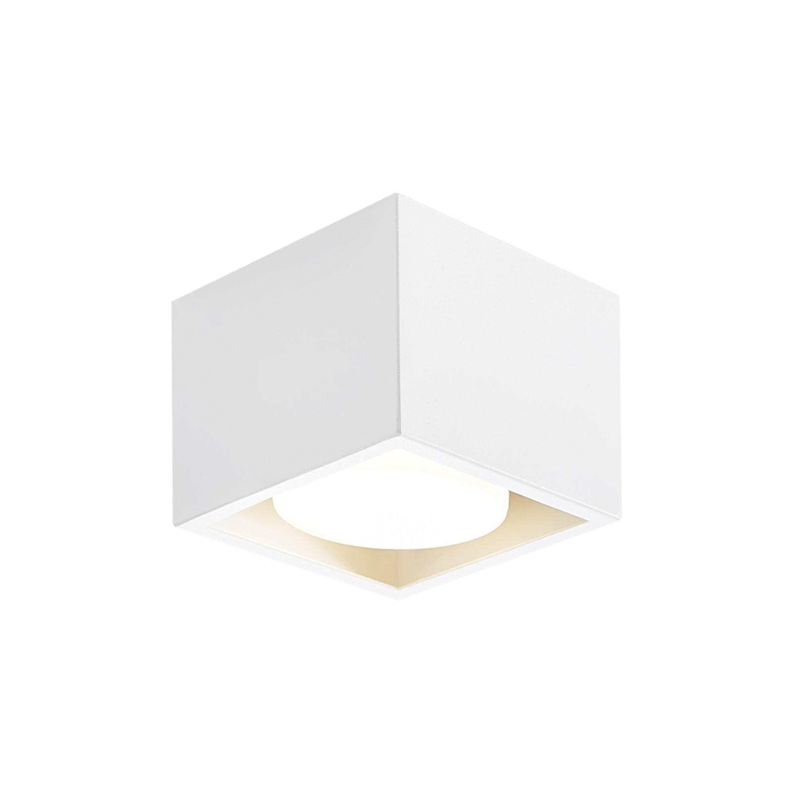 LED-DECKENLEUCHTE Harmonie 1-flammig 10/10/8 cm - Weiß, Metall (10/10/8cm) - Nettlife