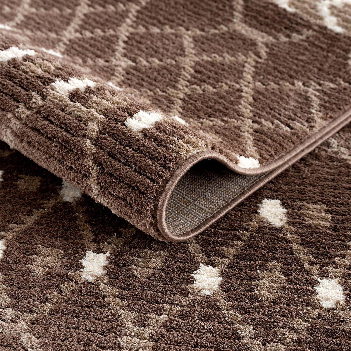 KURZFLOR-TEPPICH April 2312 Braun 140x200 cm - Braun, Textil (140/200cm) - carpet city