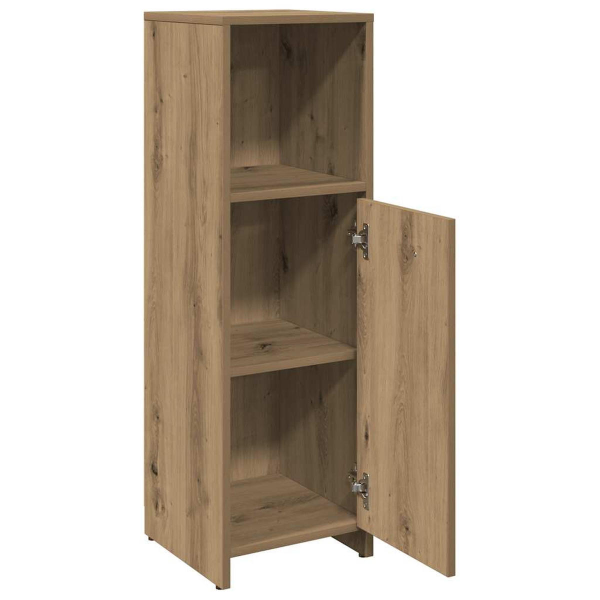 BADSCHRANK Artisan-Eiche 30/30/95 Cm Holzwerkstoff - Braun, Holzwerkstoff (30/95/30cm) - vidaXL