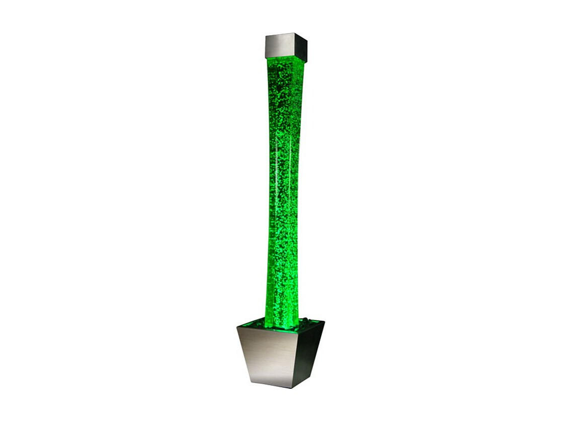 WASSERSÄULE - 35 cm x 35 cm - metall - silberfarben Gobie - Silberfarben, Metall (35/183/35cm) - Vente-Unique
