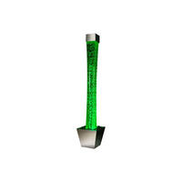 WASSERSÄULE - 35 cm x 35 cm - metall - silberfarben Gobie - Silberfarben, Metall (35/183/35cm) - Vente-Unique
