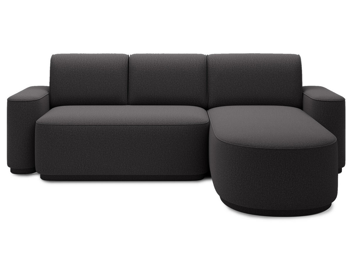 ECKSOFA RUMA - Dunkelgrau (Enjoy 05) - Dunkelgrau, Holzwerkstoff (285/180cm) - Möblo