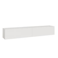 HÄNGELOWBOARD Evaton - Weiß, Holzwerkstoff (180/30/31.5cm) - [en.casa]