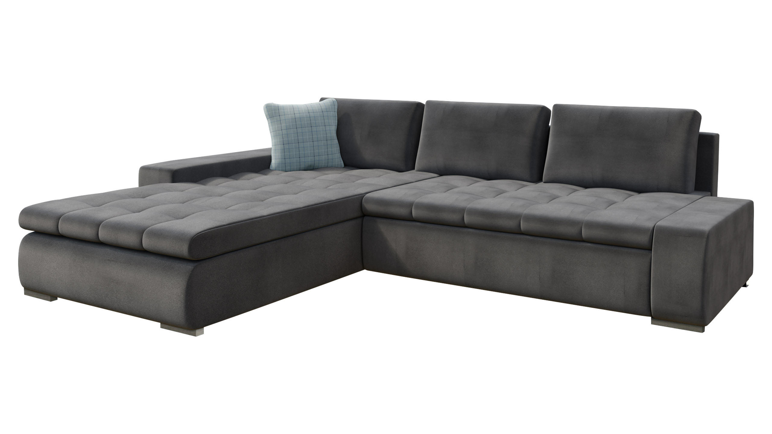 ECKSOFA Orkan - Greige, Holz/Textil (302/213cm) - MIRJAN24