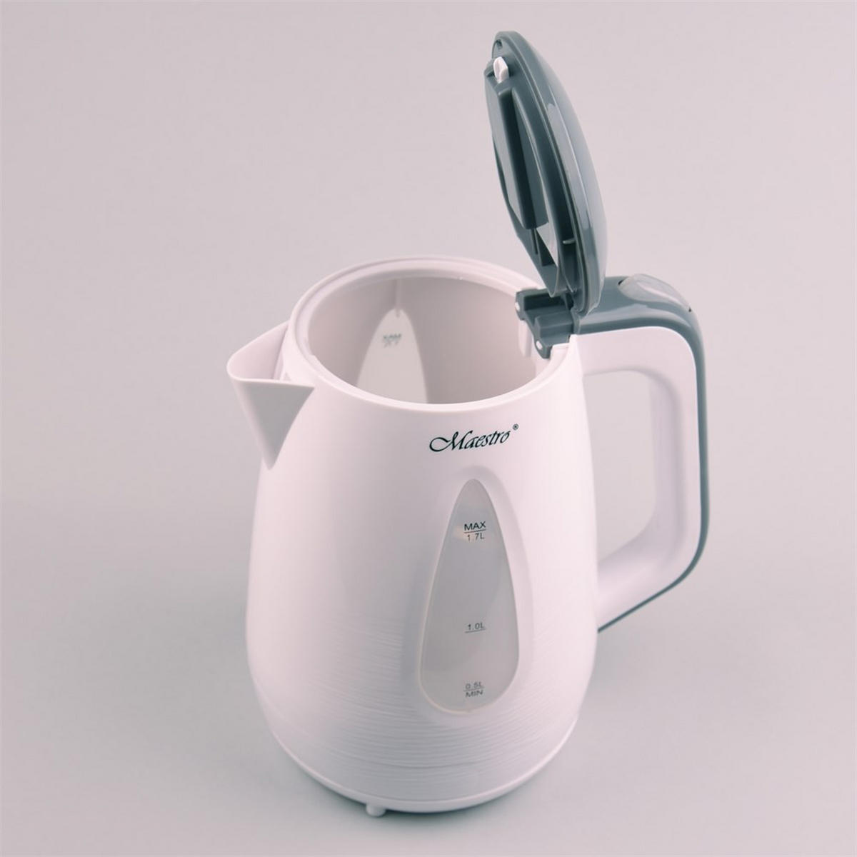 WASSERKOCHER ELEKTRISCH Beige 19/16/21 cm MR031GREY - Beige, Kunststoff (16/21/19cm) - Maestro 
