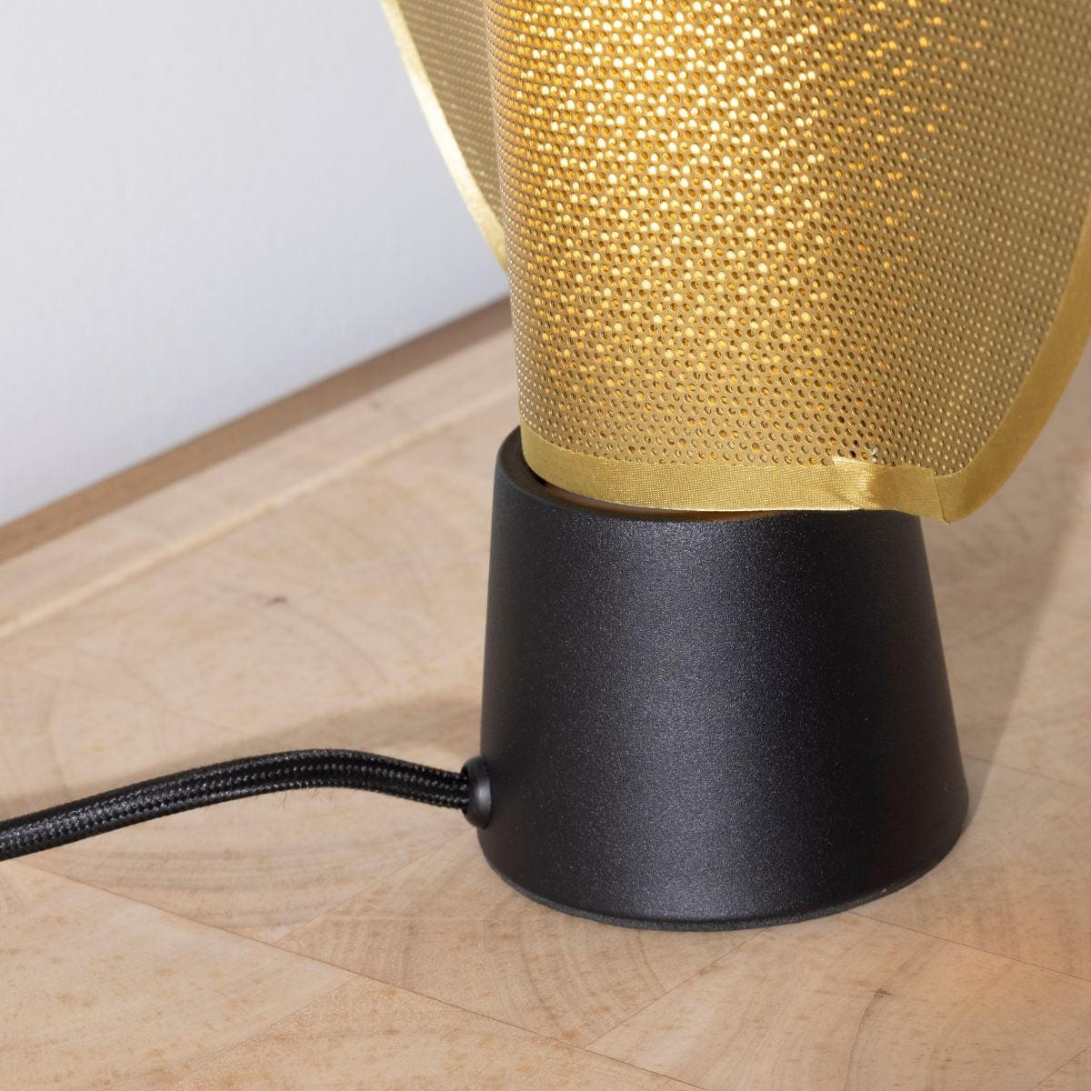 LAMPE Masche D.28cm - Goldfarben, Kunststoff (28.5/7.6/39.5cm) - Signature