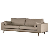 3-SITZER SOFA - Taupe, Textil (237/81/88cm) - home24