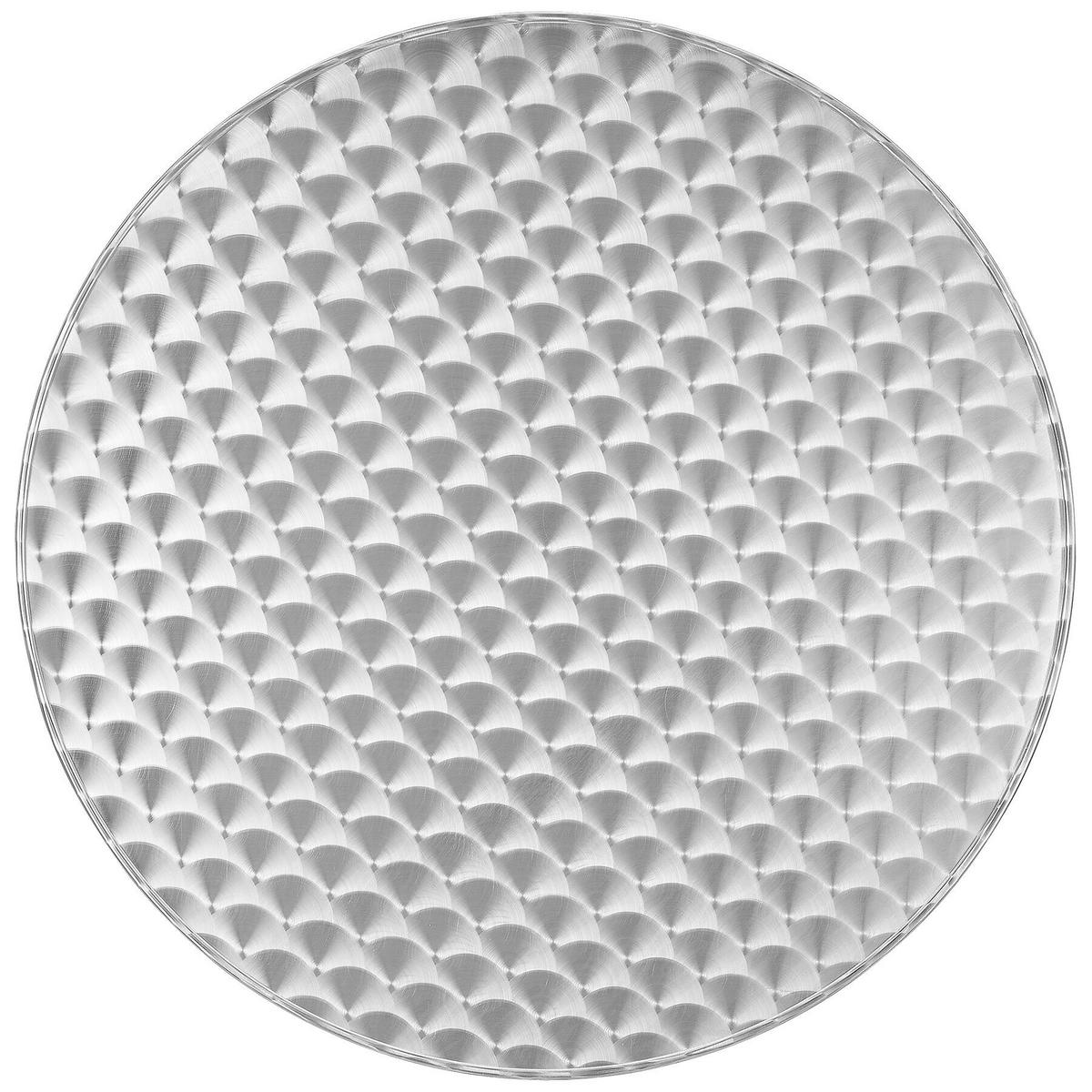 BISTROTISCH aus Aluminium Frederic, höhenverstellbare Kunststofffüße, silber - Silberfarben, Holz (67/67/110cm) - tectake