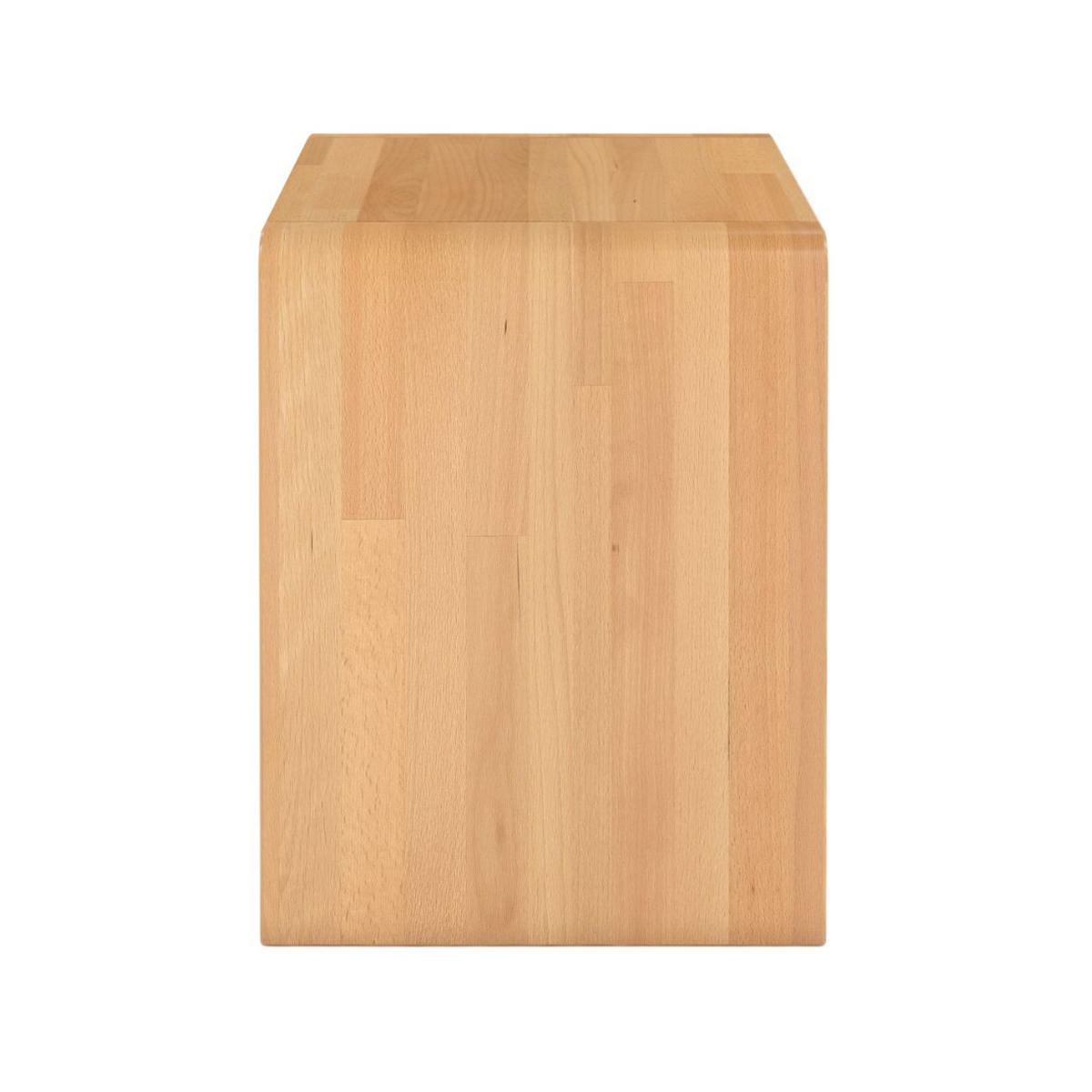 MASSIVHOLZNACHTTISCH Angeli, Buche - lackiert, Naturfarben - Buchefarben, Holz (40/38/30cm) - Visby