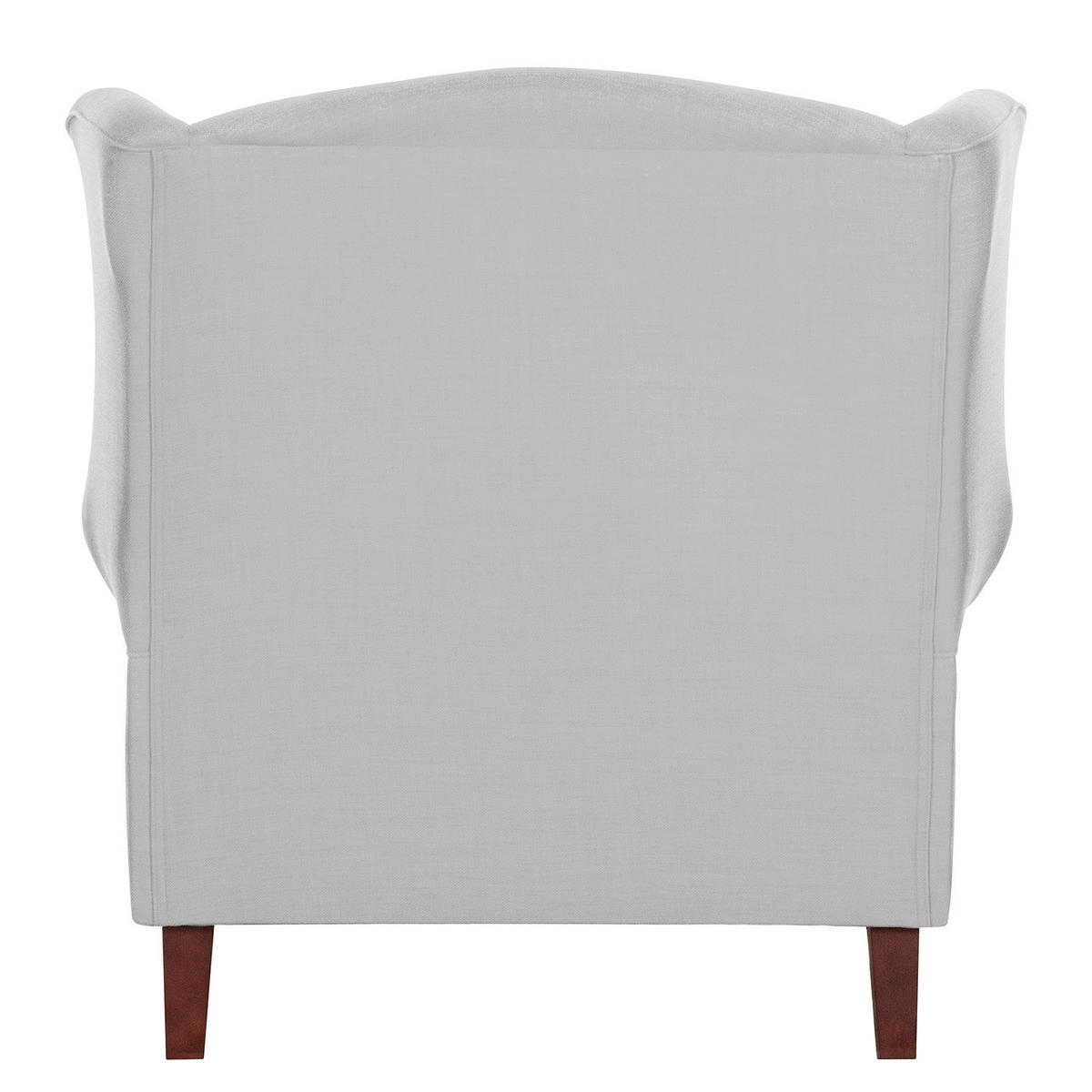 OHRENSESSEL - Webstoff, Grau, 93/93/87 cm - Grau, Textil (93/93/87cm) - home24