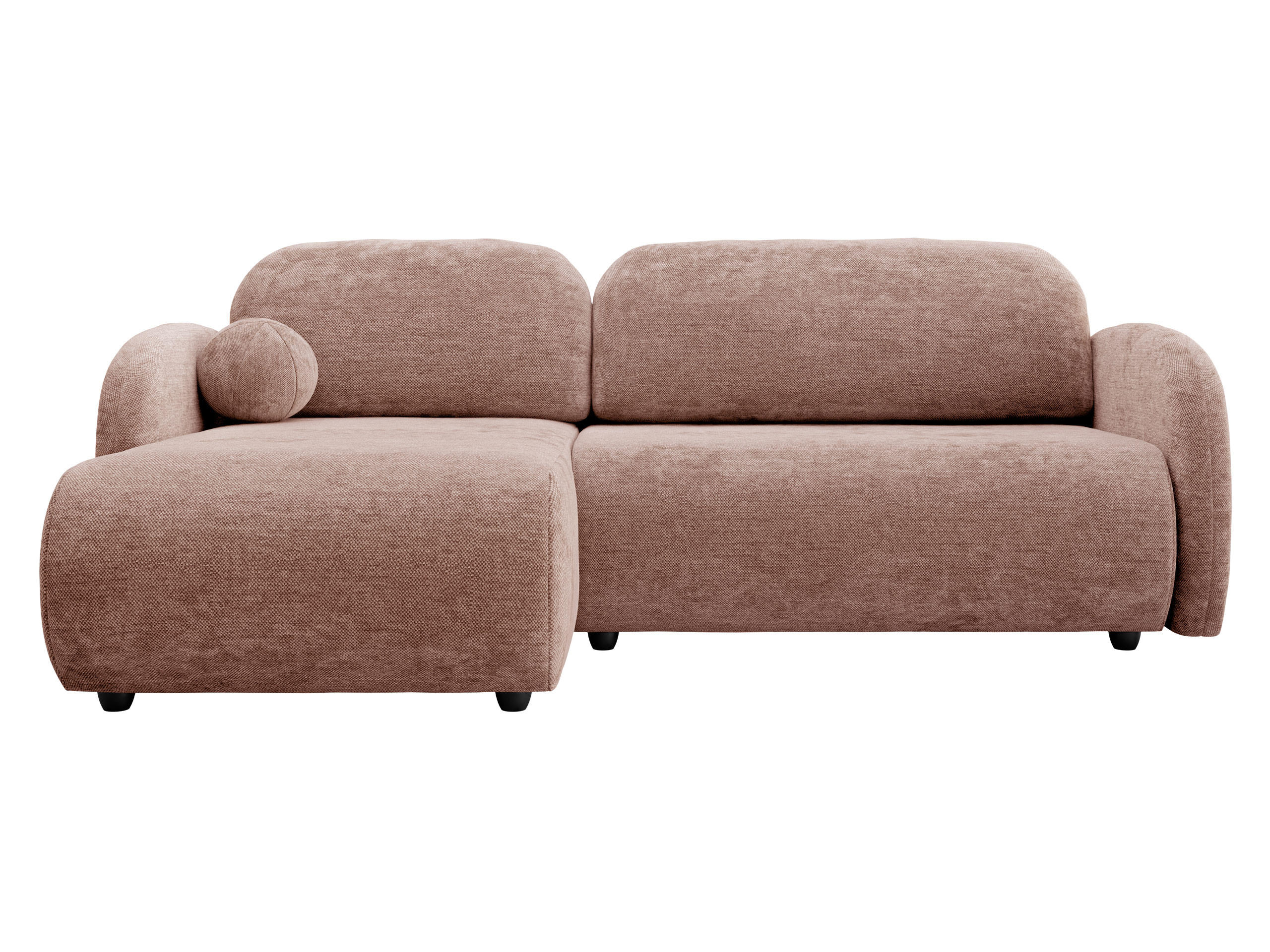 ECKSOFA Dream L - Gelb/Schwarz, Holz/Kunststoff (233/160cm) - MIRJAN24