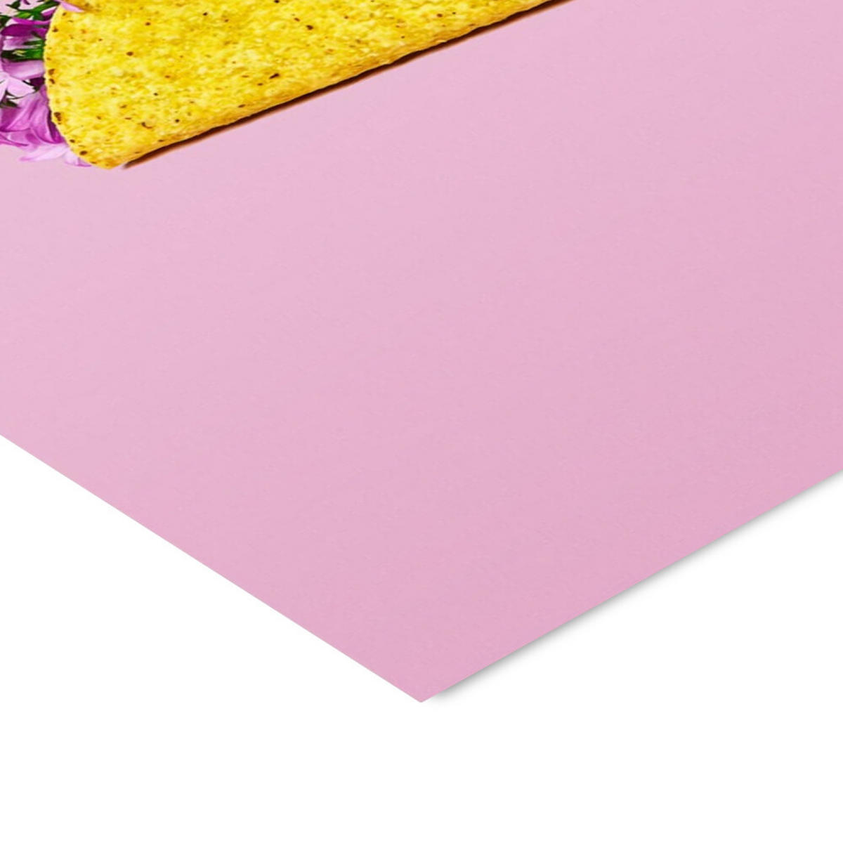 POSTER Supermercat - Flower taco - Pink, Papier (50/70/0.1cm) - Poster&Frame