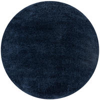 TEPPICH Hochflor Shaggy-Design, teddyweich LYNE, Blau 133x133 cm - Blau, Textil (133/133cm) - KADIMA DESIGN