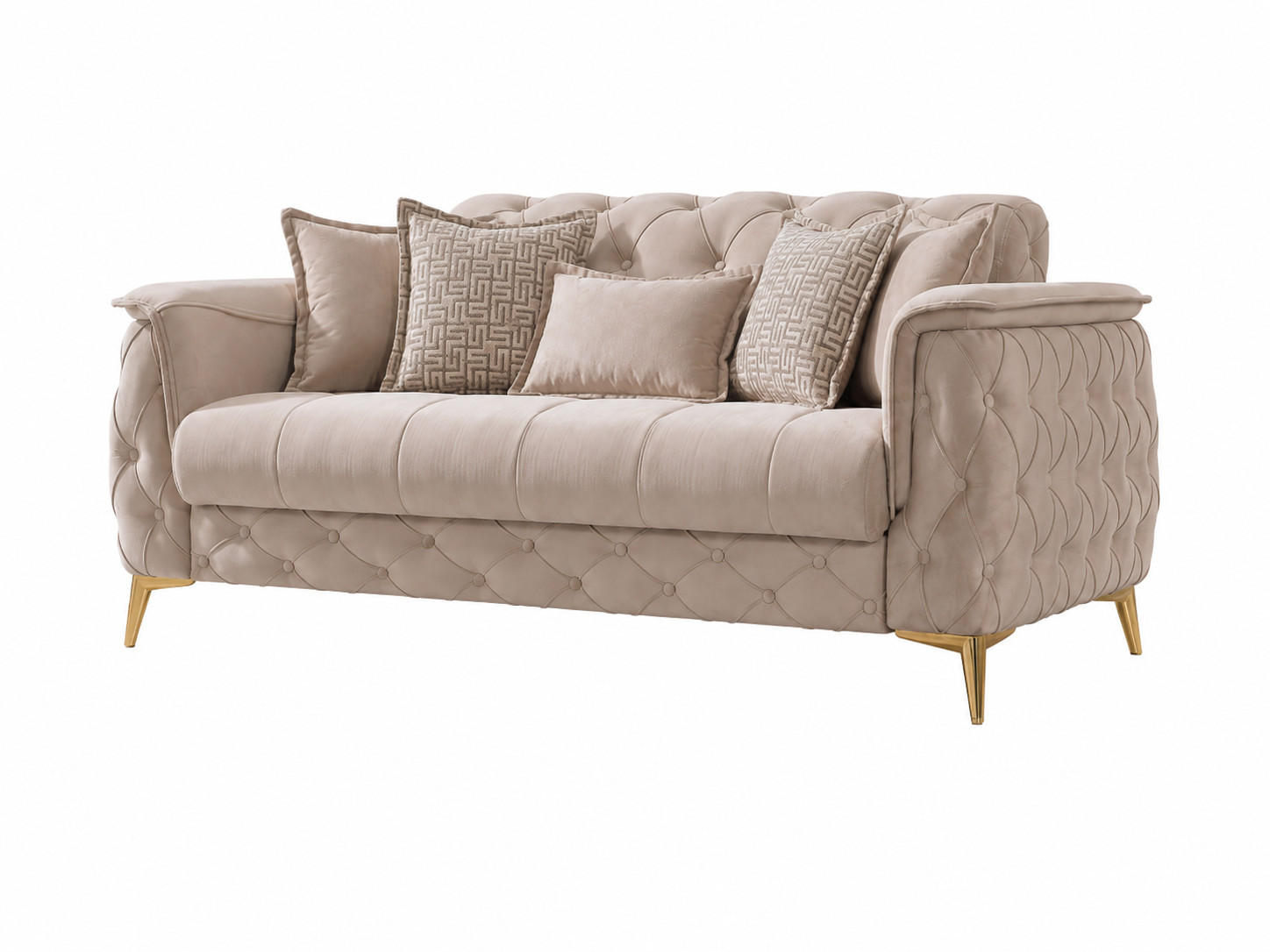 XXXLutz 2-Sitzer Beige 170x80x95 cm