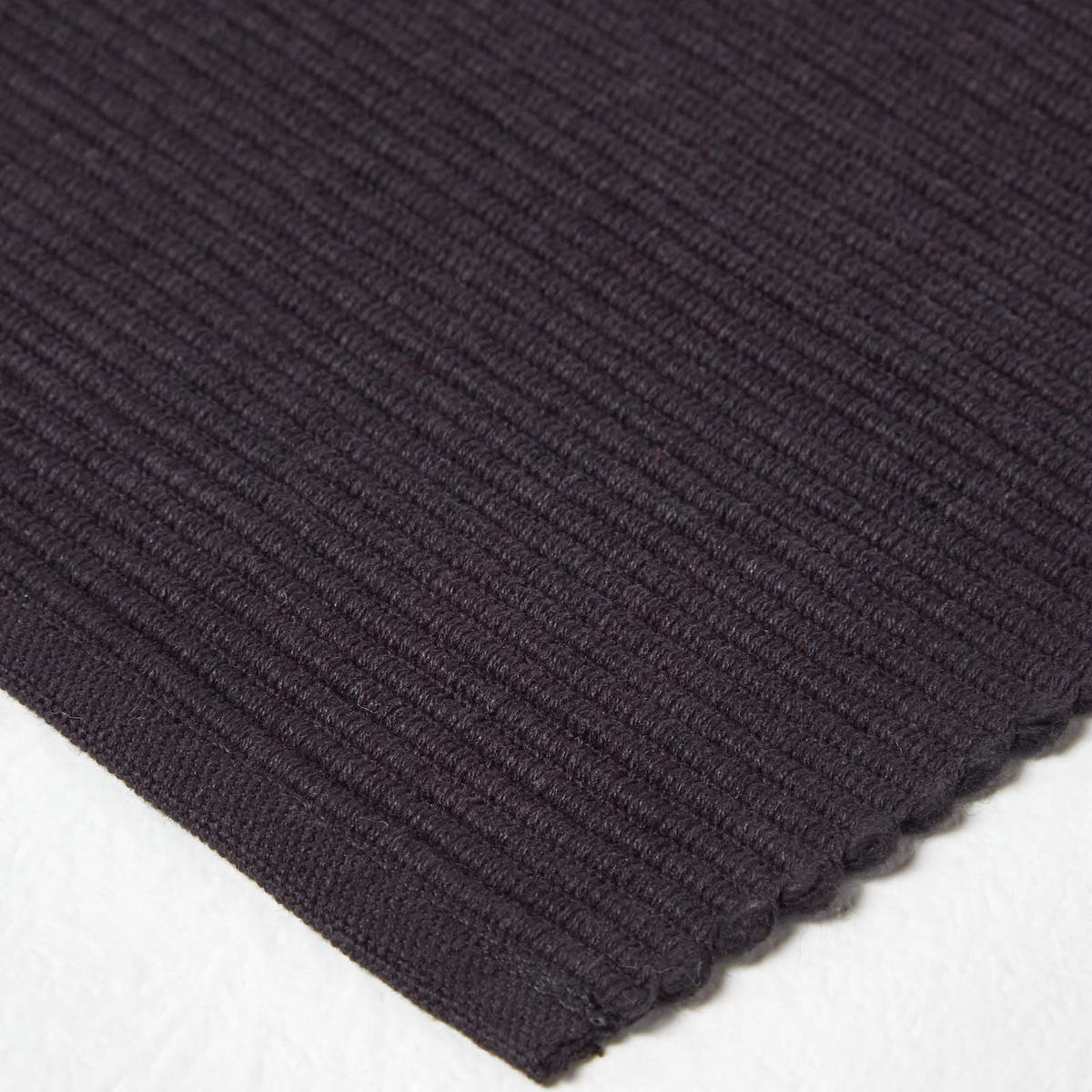 TISCHSET schwarz im 2er-Set 33/50 cm, 100% Baumwolle - Schwarz, Textil (33/50cm) - Homescapes