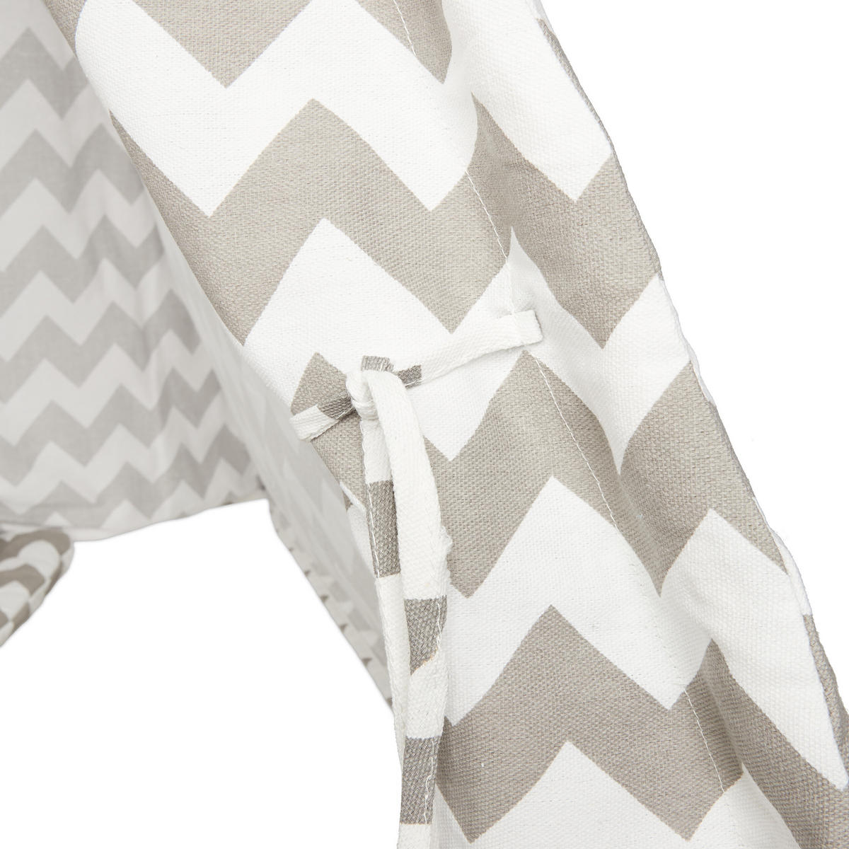 TIPI Zelt - Multicolor, Holz/Textil (115/115cm) - Relaxdays