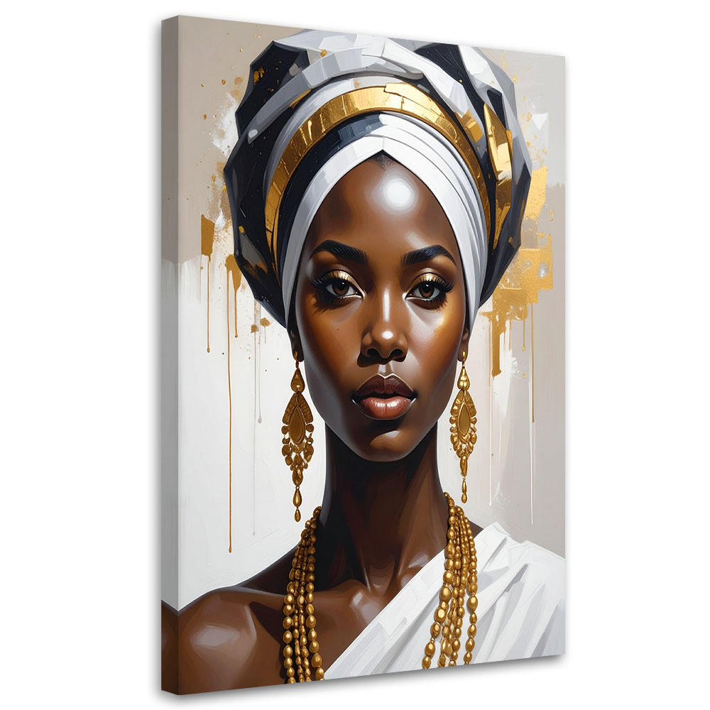 Feeby Leinwandbild Grau 40x60 cm