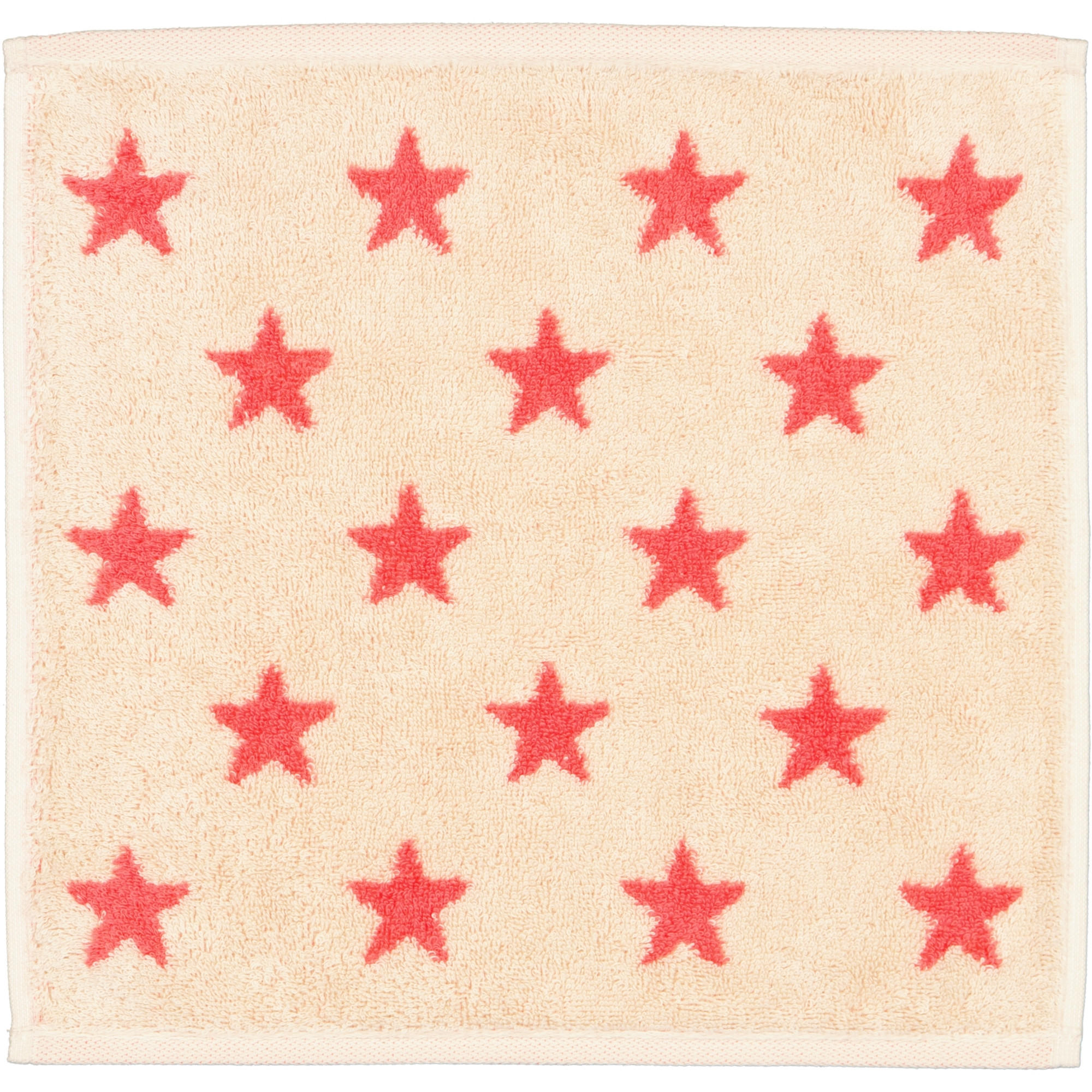 SEIFTUCH NEW STARS STERNE KLEIN 6261 BEIGE/PINK - 32 - Rosa, Textil (30/30cm) - Cawoe