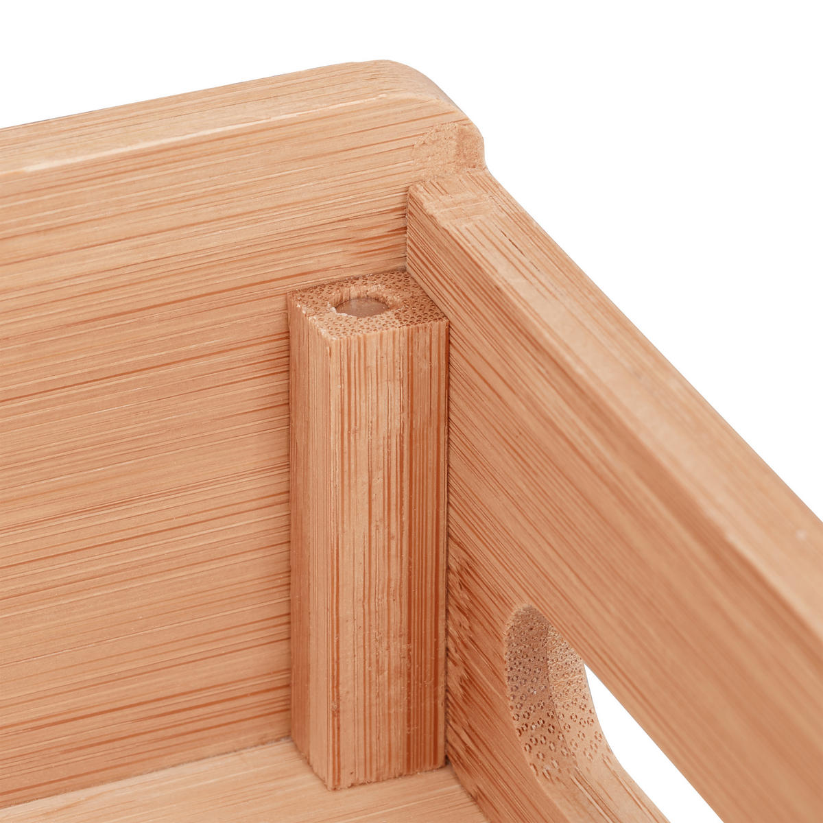 LADESTATION - Hellbraun, Holz (13/17/9cm) - Relaxdays