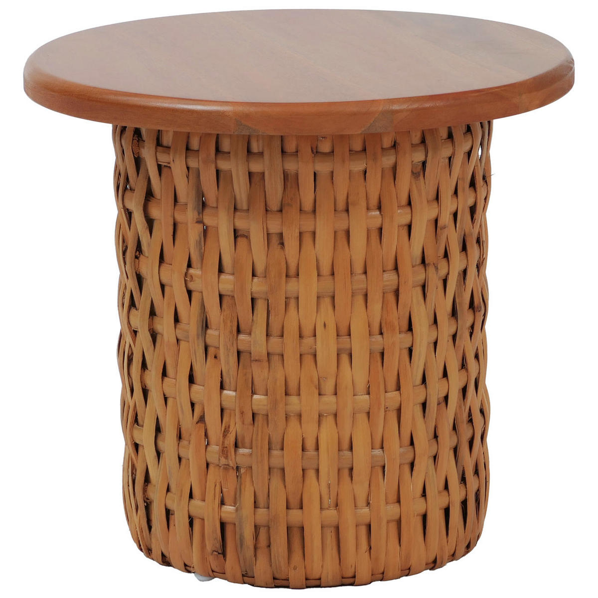 BEISTELLTISCH rund Braun - Braun, Holz (44/44/41cm) - MCW