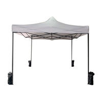 FALTPAVILLON Weiß 3/3/4 cm - Weiß, Metall (3/4/3cm) - Mobili Rebecca