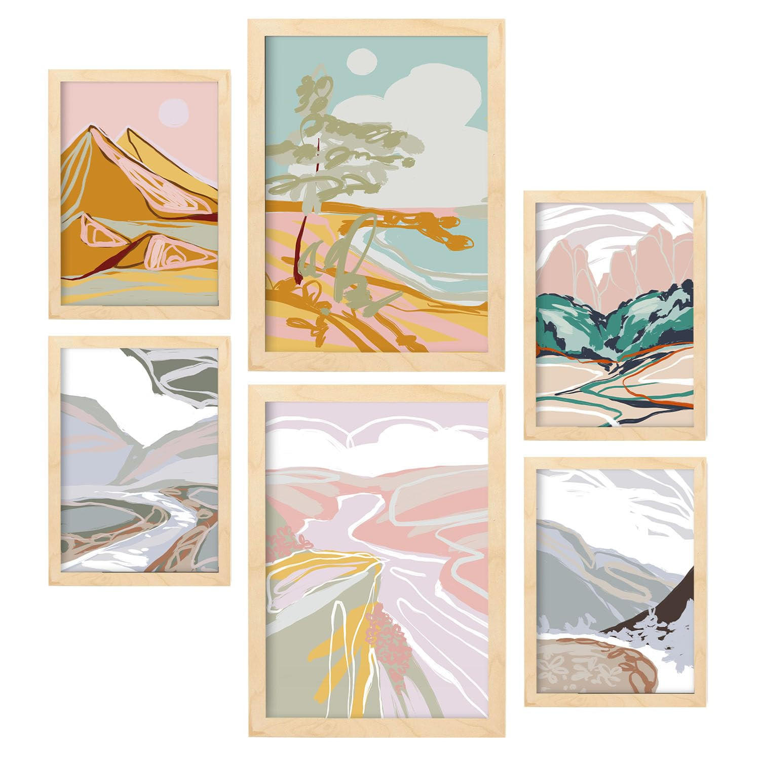 Nacnic Poster Beige 29x3 cm