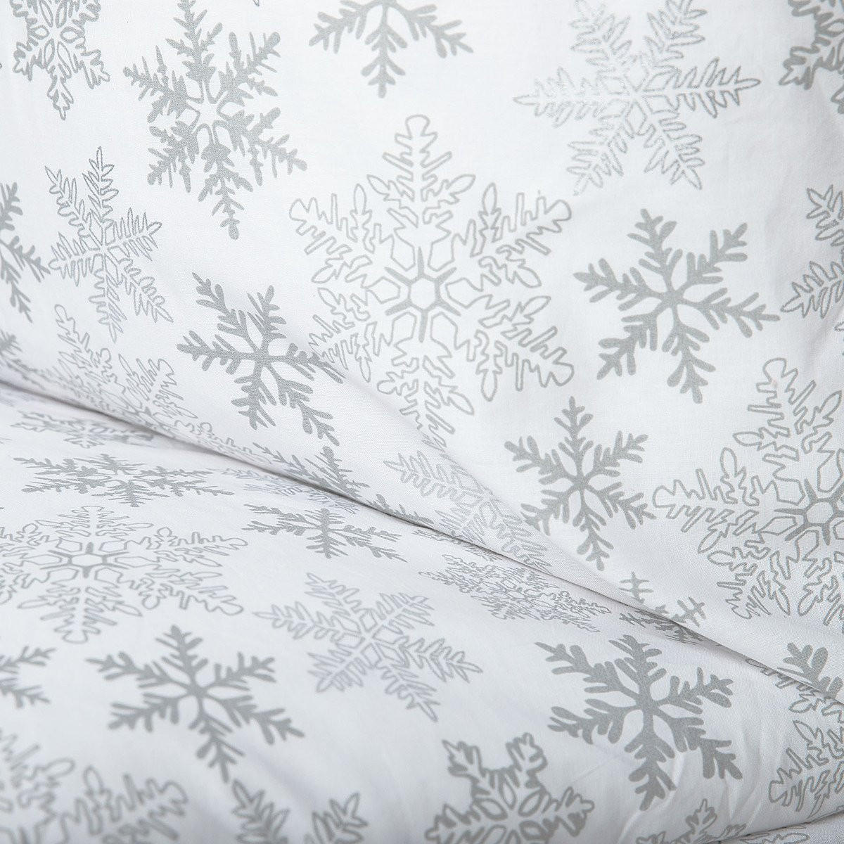 BETTWÄSCHE Lugn Baumwolle 220/200 cm - Weiß, Textil (220/200cm) - Homla