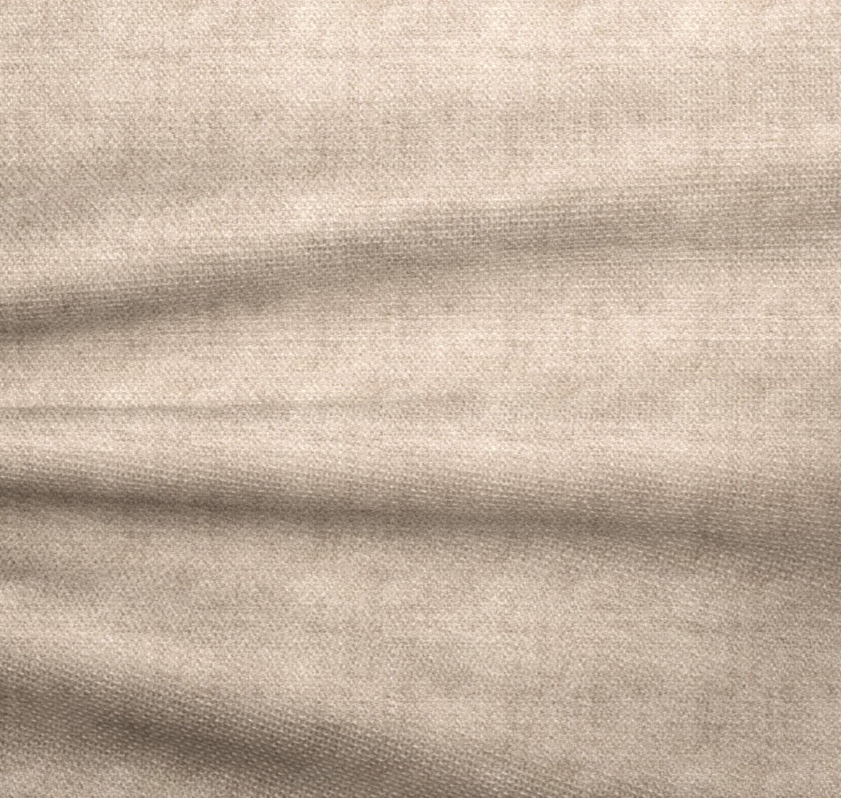 SOFA 3-Sitzer Samt Beige 232cm - Beige, Textil (232/92/102cm) - Sia Home