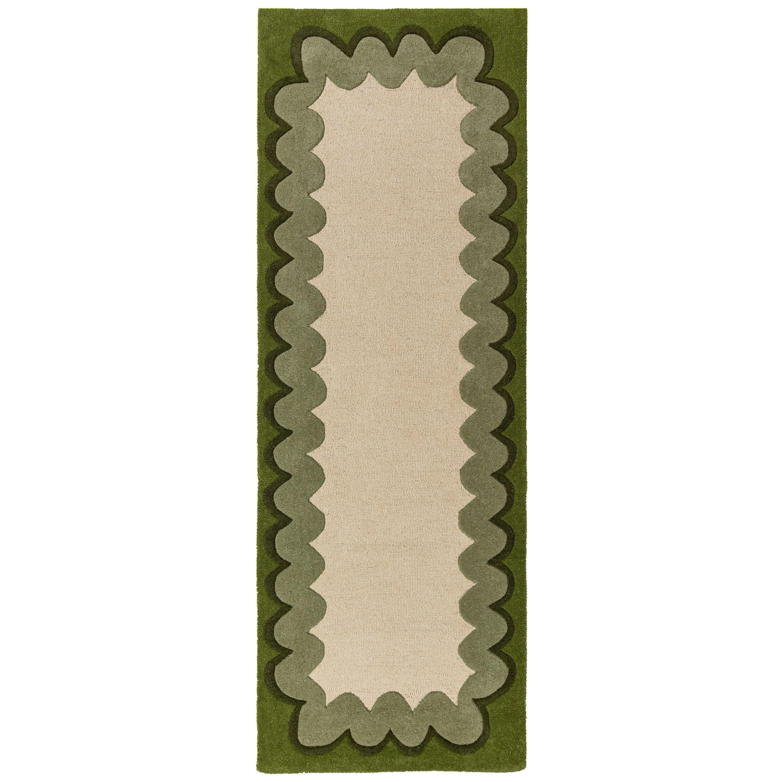 Kadima Design Läufer Grün 80x230 cm