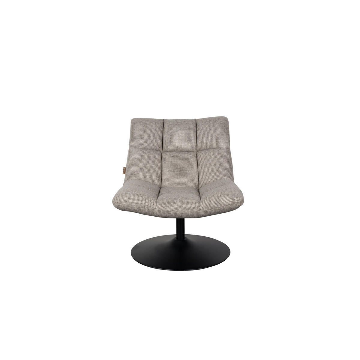 SESSEL Bar Bouclé Hellgrau - Grau, Textil (76/78/74cm) - Dutchbone
