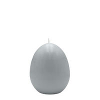 EIKERZEN Silbergrau, 60 x Ø 45 mm, 6 Stück - Hellgrau, Paraffin (4.5/6/6cm) - Kopschitz Kerzen