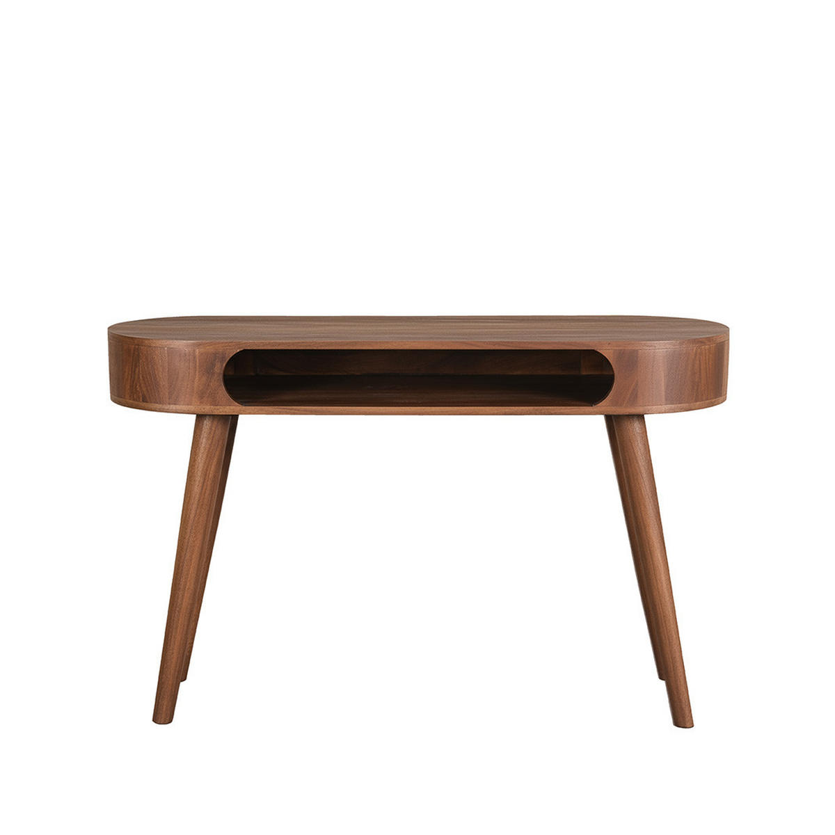 SCHREIBTISCH Bella - Brown - 120/42/77 cm - Braun, Holz (42/120/77cm) - LABEL51