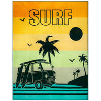 STRANDTUCH aus Veloursfrottee Jacquard Mehrfarbig 140x180 400g/m² - Yari - Multicolor, Textil (140/180cm) - LE COMPTOIR DE LA PLAGE