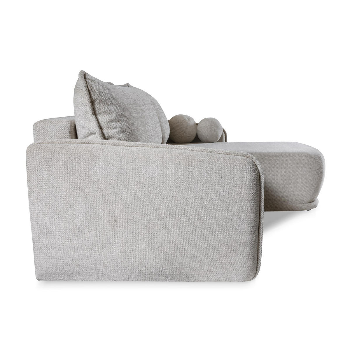 ECKSOFA Cloud Dunkelblau, mit Schlaffunktion - Dunkelblau, Textil (240/167cm) - Bettso