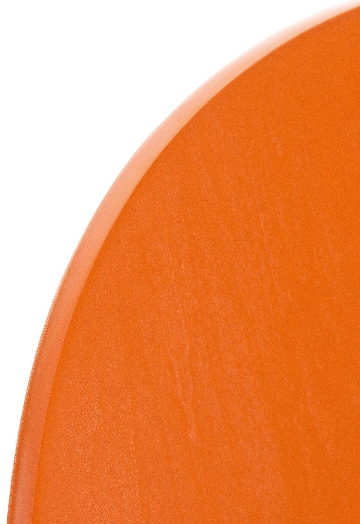 BESUCHERSTUHL Holz orange - Chromfarben/Orange, Holz/Metall (43/86/45cm) - CLP