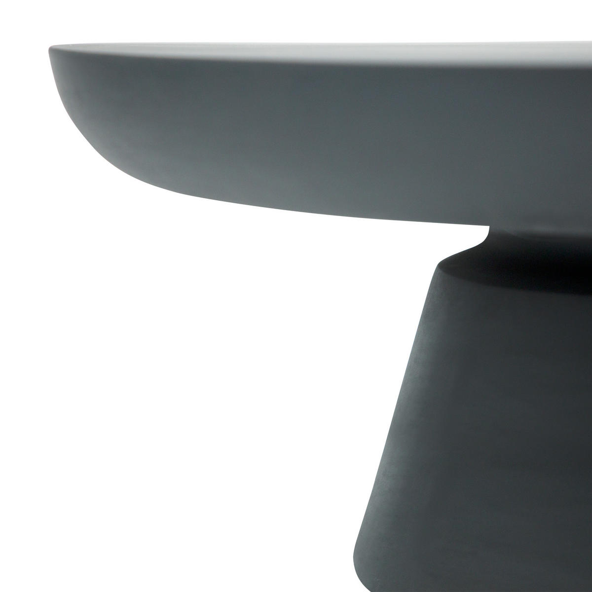 COUCHTISCH KYLIX Klein Betonoptik 66 x 66 x 35 cm - Schwarz, Naturmaterialien (66/66/35cm) - Elementi