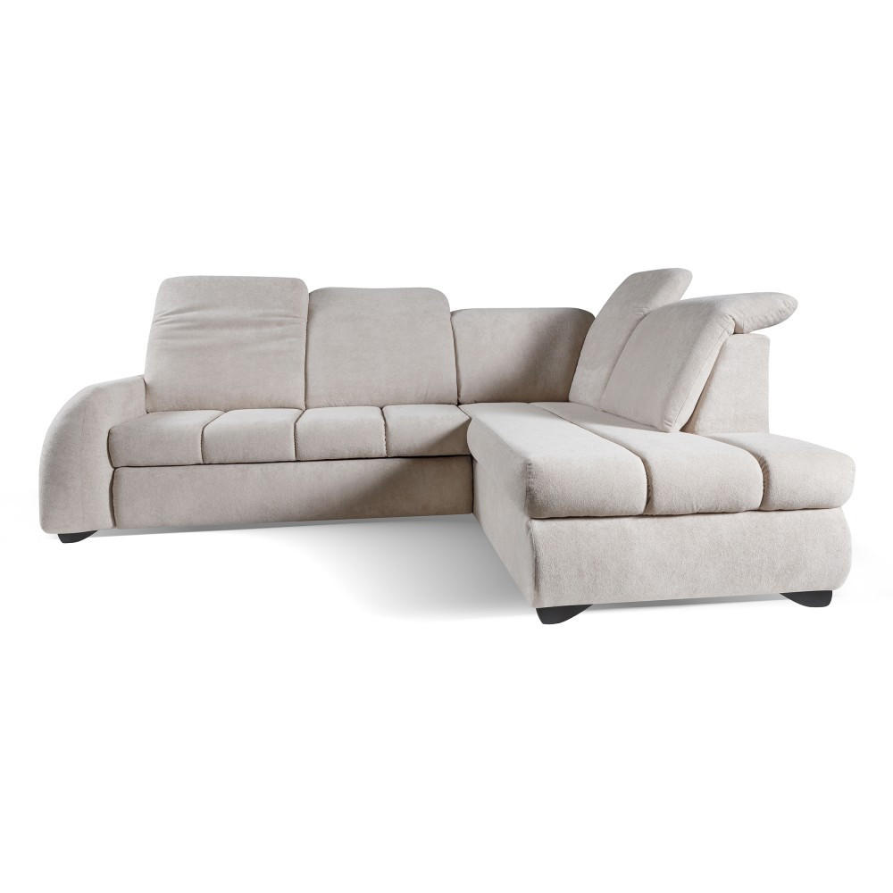 Beautysofa Eckschlafsofa Beige 263x200 cm