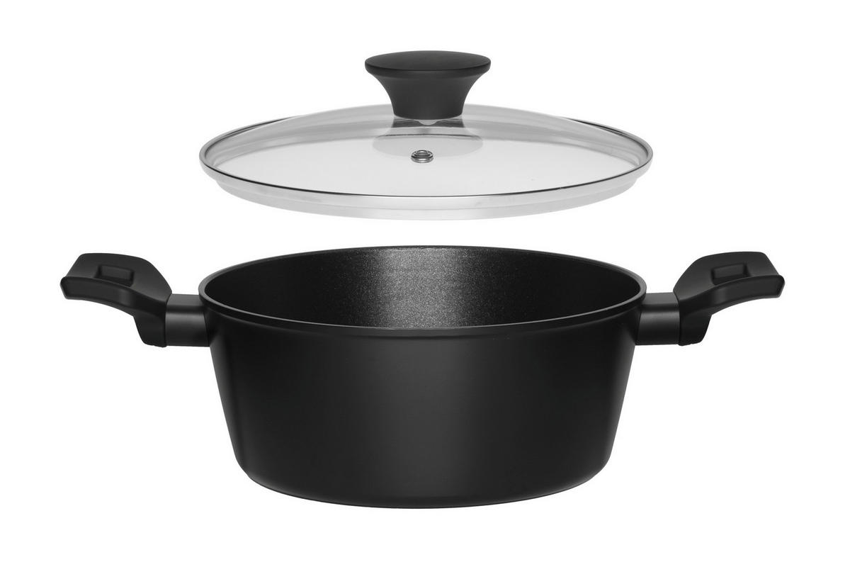 SUPPENTOPF 2,2 l - Schwarz, Metall (20cm)