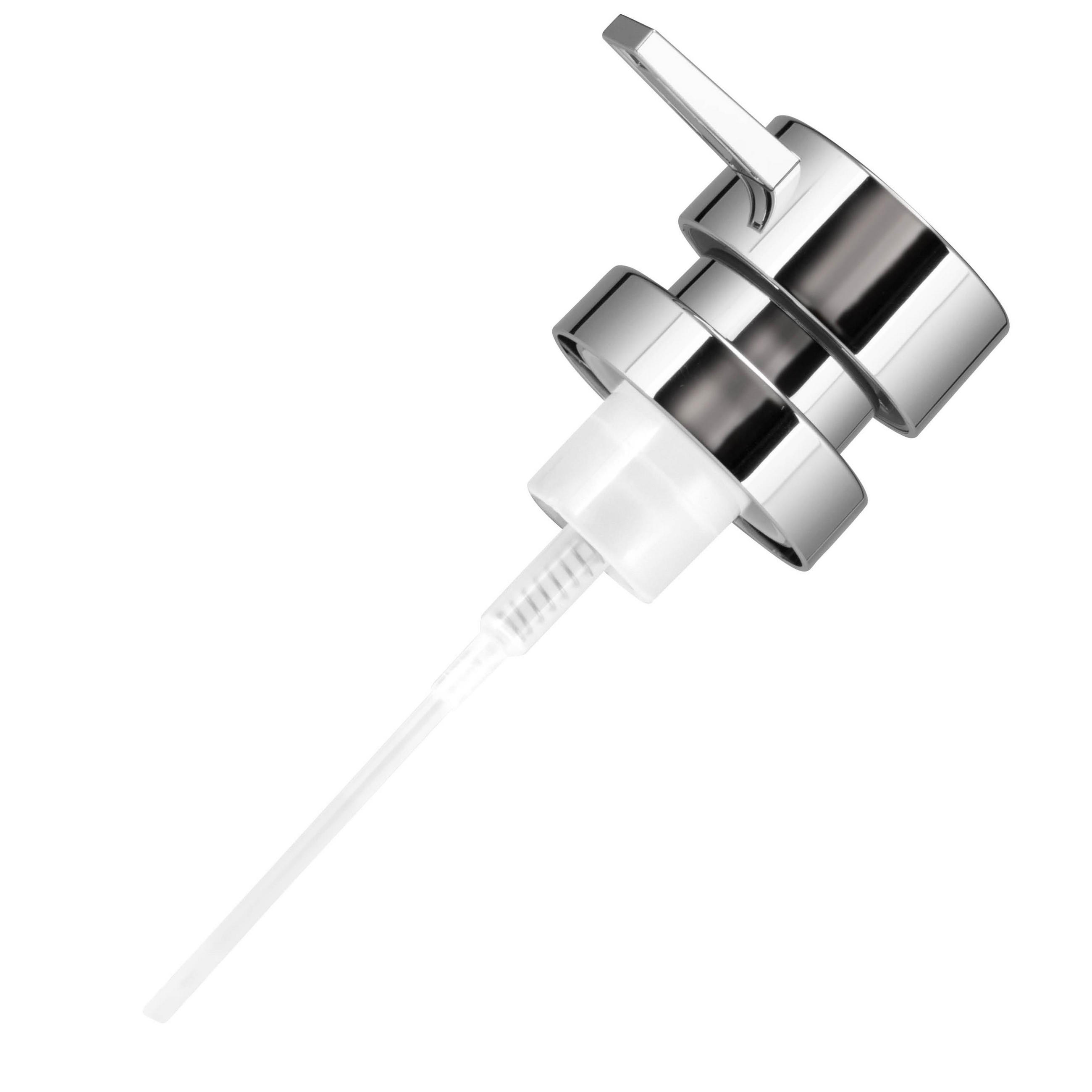 ERSATZ-SCHAUMSPENDERPUMPKOPF, silber, Kunststoff - Edelstahlfarben, Kunststoff (5.5/19.5/9.5cm) - bremermann