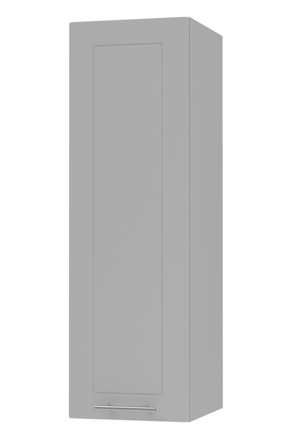KÜCHENHÄNGESCHRANK Kvantum W4/30 Dust Grey Matt / Grau Matt 30 / 32,5 / 96cm - Grau, Holz/Holzwerkstoff (30/96/32.5cm) - Feldmann-Wohnen