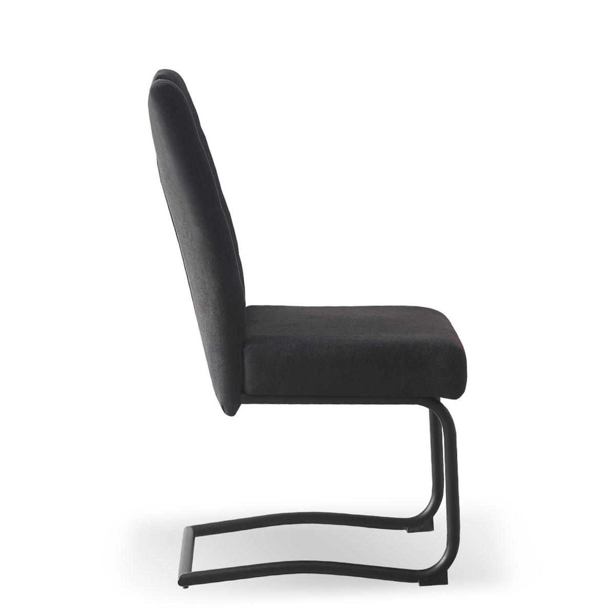 SCHWINGSTUHL SOFIA Anthrazit 2 Stück - Anthrazit, Textil/Metall (48/97/60cm) - B&D Home
