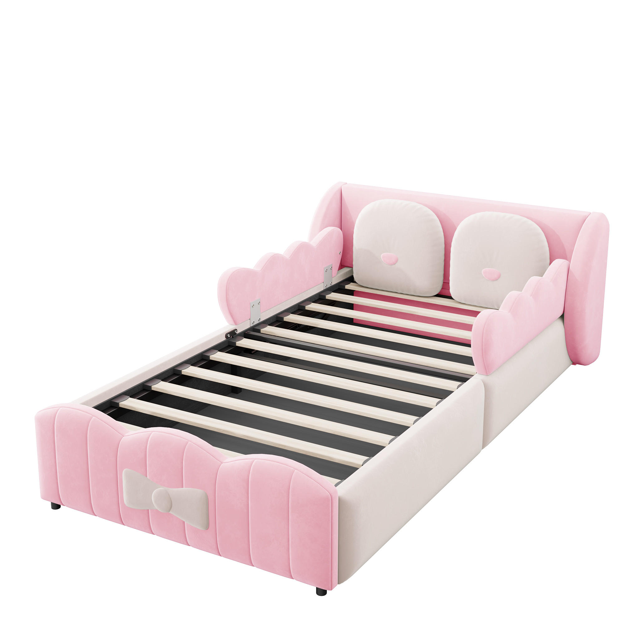 ComfortXL Kinderbett Pink 90x200 cm