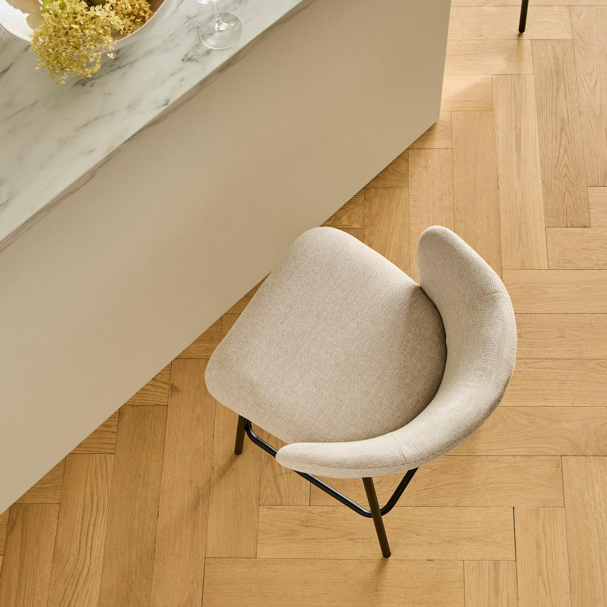 HOCKER 2er-set 89/53/50 cm - Beige, Holzwerkstoff (50/89/51cm) - Calicosy